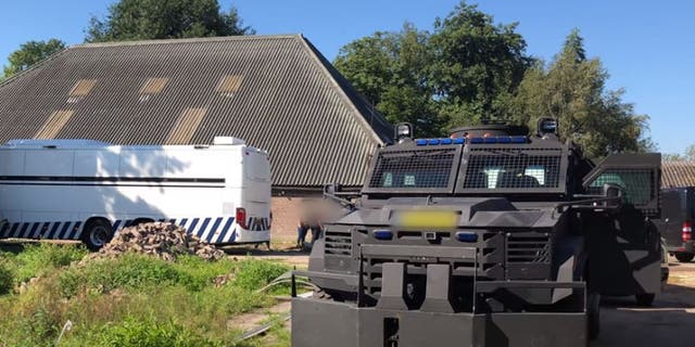 The drug lab was hidden at a former horse riding school in Nijeveen.