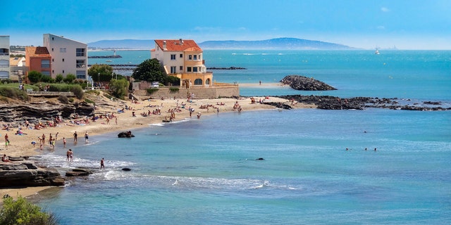 A beach in Cap d'Agde, where a coronavirus outbreak was recently identified. (iStock)