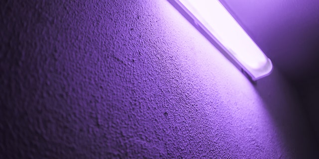 UV lamp on the wall.