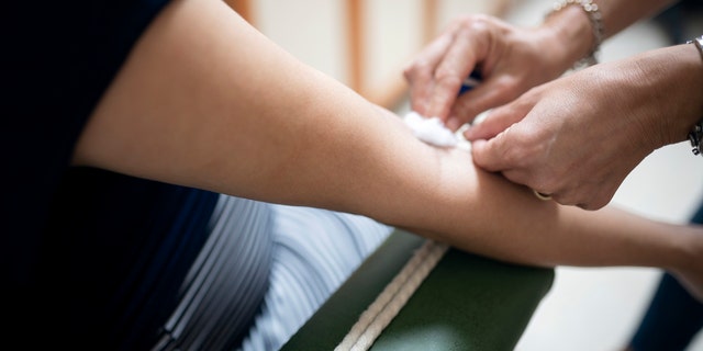 DNA fragments obtained through a blood test may reveal cancer cells in the blood.