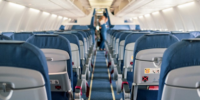 The team of researchers also noted how the plane’s airflow system may have limited the number of potential COVID-19 cases. (iStock)<br data-cke-eol=