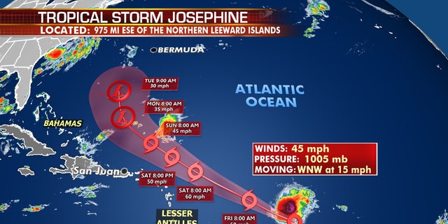 Tropical Storm Josephine Forms In Atlantic, Becomes Earliest 'J' Storm ...