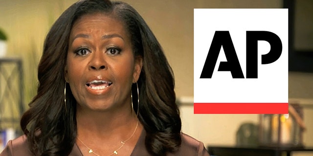 The AP fact-check Michelle Obama after her DNC speech when she failed to mention the facilities she condemned Trump for using to house children were built during her husband’s administration. (Democratic National Convention via AP)