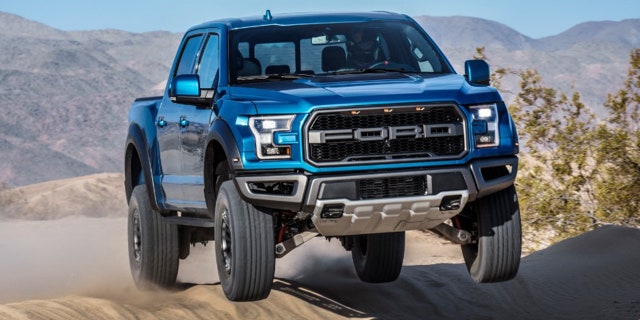 The F-150 Raptor is powered by a turbocharged V6.
