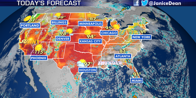 Tropical Storms Marco, Laura put US coastlines on alert 5 National forecast for Monday, Aug. 24, 2020. (Fox News)