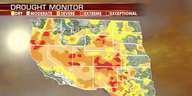 Drought conditions out west are increasing the risk of wildfires.