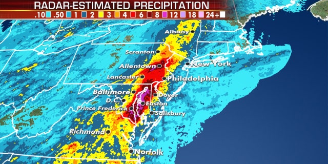 Isaias spawned devastating flooding after producing heavy rain as it moved north.