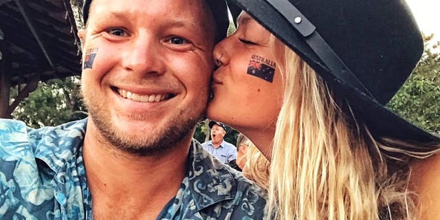 “Especially in our home country it was a big thing,” Van Mil, pictured with his partner Lianne, said of the overnight hype.