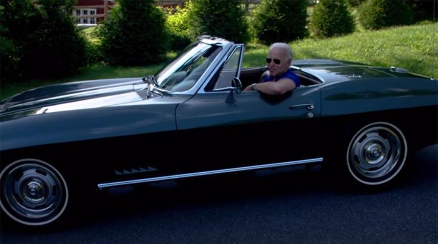 Joe Biden Takes The Wheel Of His 1967 Chevrolet Corvette Stingray In ...