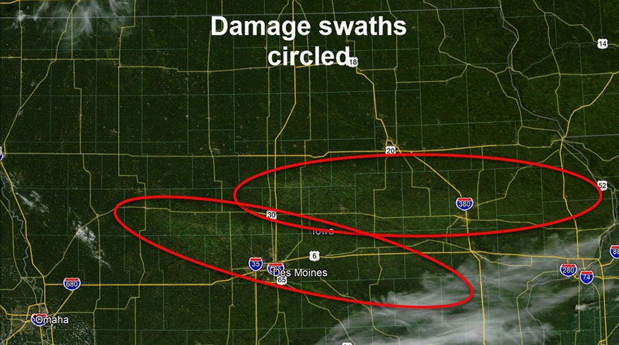 Two dead after powerful derecho strikes Midwest
