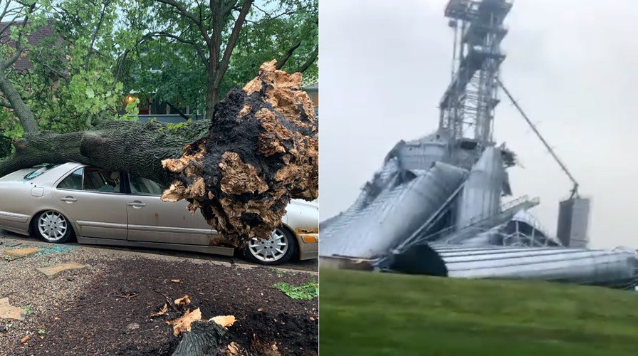 Midwest hit with rare and powerful storm packing winds up to 100 mph