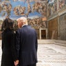 May 24, 2017: With the First Lady at the Sistine Chapel.