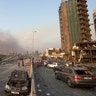 Massive explosions rocked downtown Beirut on Tuesday, flattening much of the port, damaging buildings and blowing out windows and doors.