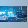 Police officers inspect a damaged Best Buy store after parts of the city had widespread looting and vandalism, on Aug. 10, 2020 in Chicago, Ill.