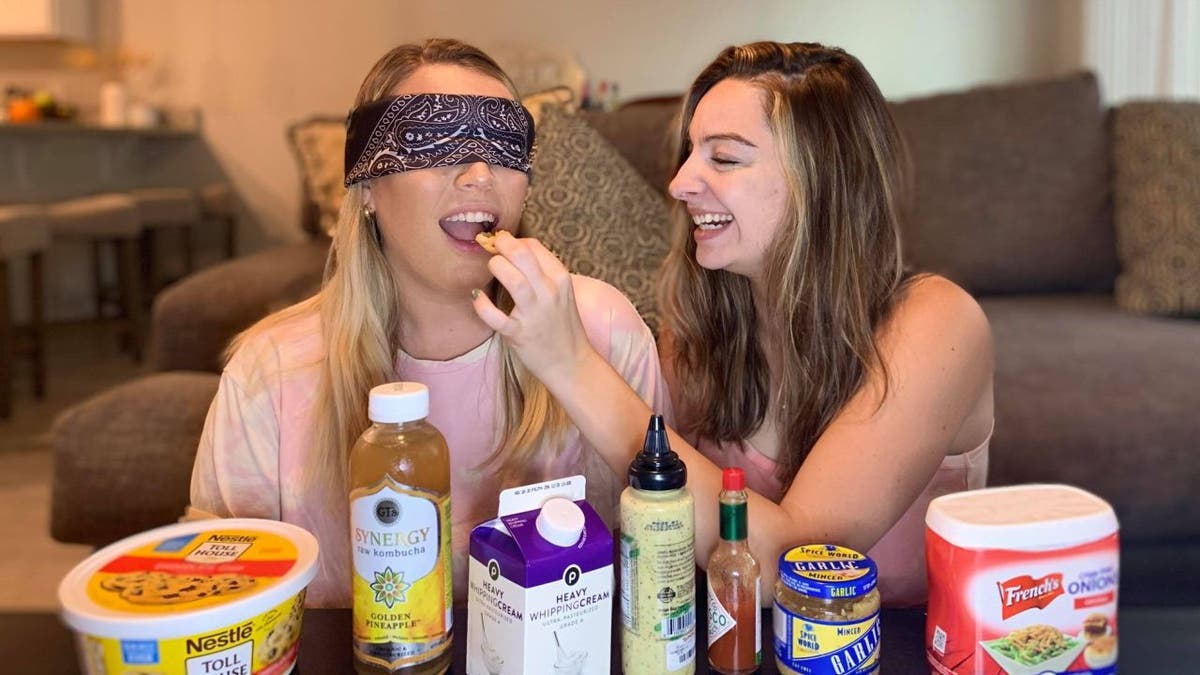 TikTok user Shannon Roche and her roommate tested positive for COVID-19 and conducted taste tests with various foods. (Shannon Roche)