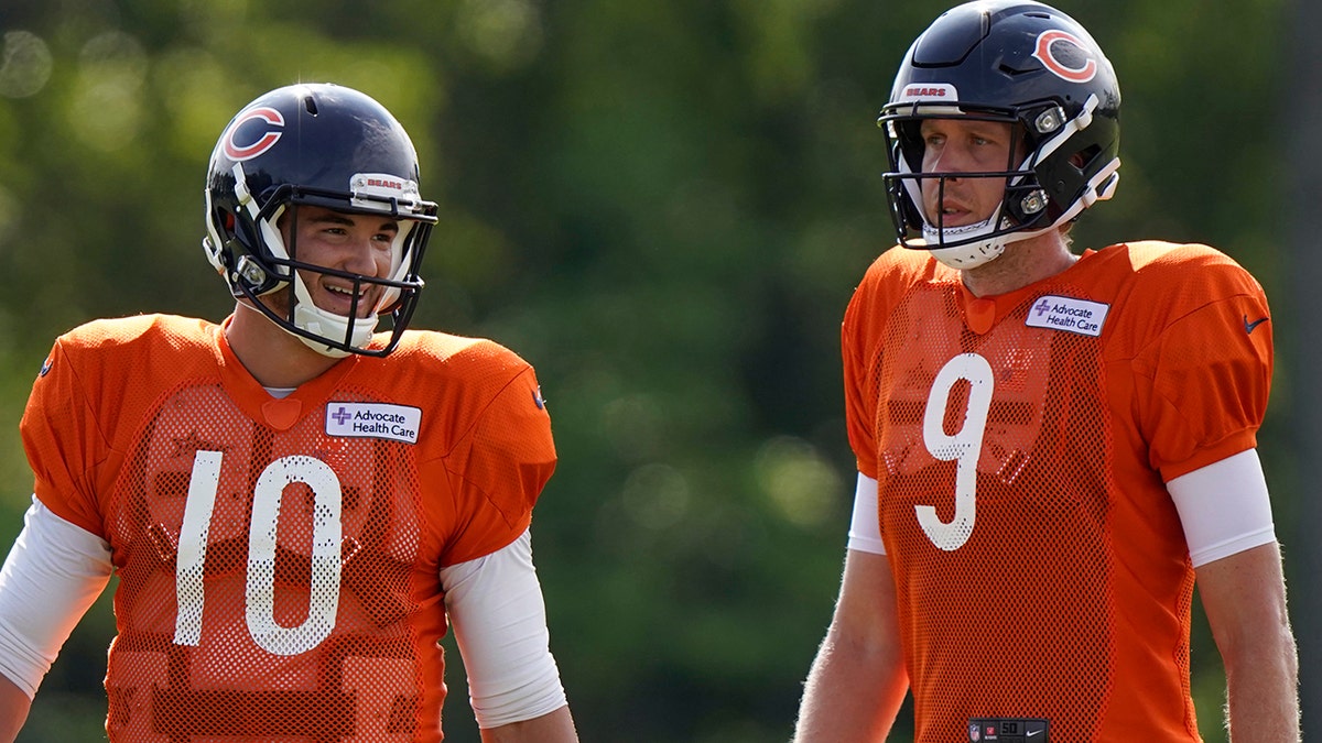 The Bears acquired Super Bowl 52 MVP Nick Foles to compete with former No. 2 draft pick Mitchell Trubisky for the starting quarterback job, one of several moves to shake up an offense that ranked among the NFL's worst last season. (AP Photo/Nam Y. Huh, File)