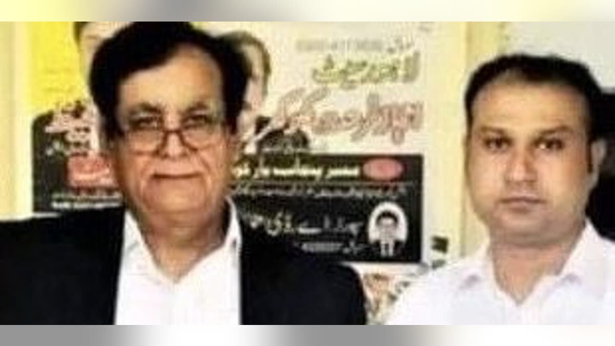 Attorney Saif Malook and his client Asif Pervaiz, who was sentenced to death in Pakistan this month after the country's draconian blasphemy laws