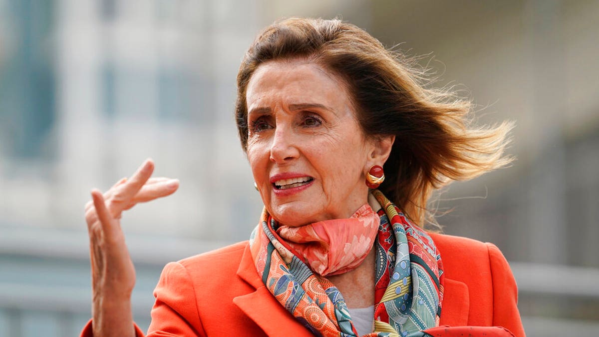 House Speaker Nancy Pelosi speaks at a news conference at the Mission Education Center Elementary School Wednesday, Sept. 2, 2020, in San Francisco.