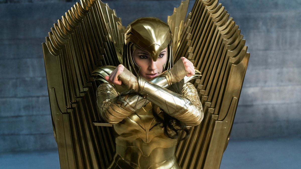 Gal Gadot as Wonder Woman in a scene from 'Wonder Woman 1984.'