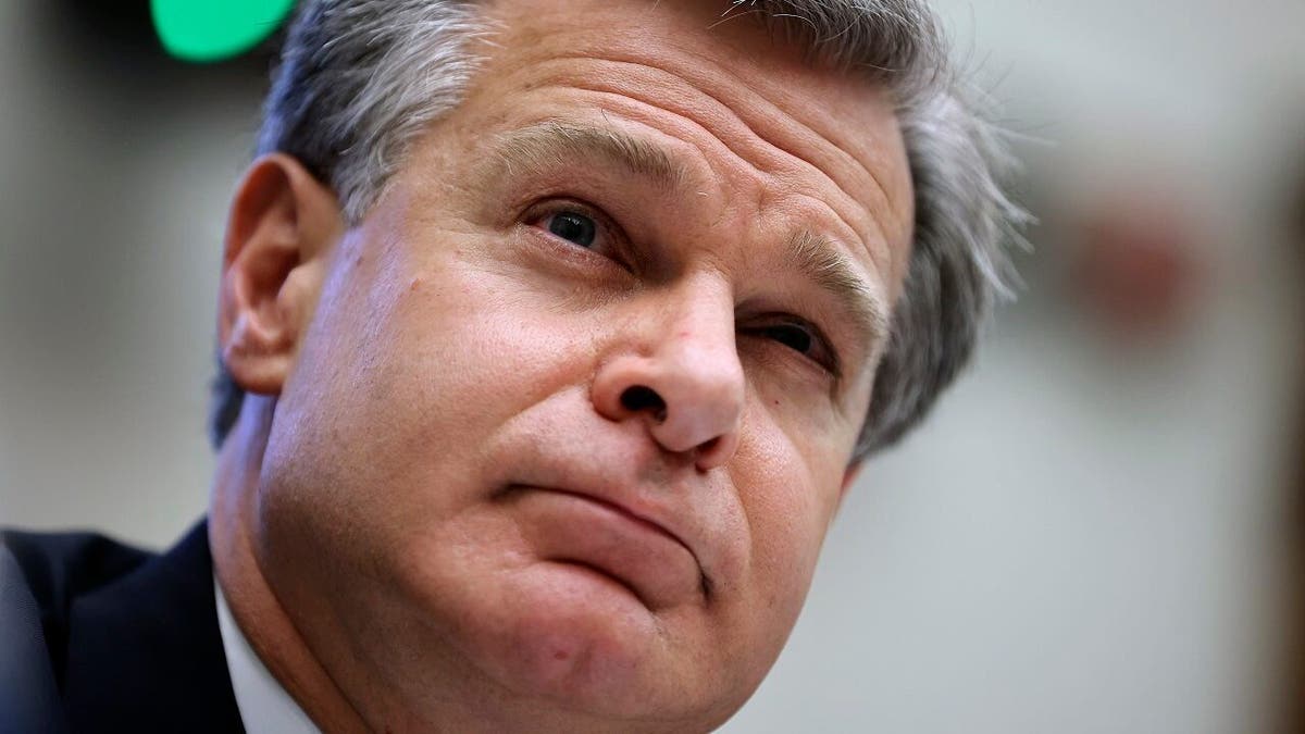 Federal Bureau of Investigation Director Christopher Wray testifies before a House Committee on Homeland Security hearing on "worldwide threats to the homeland," Thursday, Sept. 17, 2020, on Capitol Hill Washington. (Chip Somodevilla/Pool via AP)