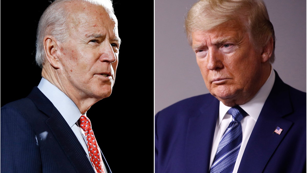 Former Vice President Joe Biden and President Trump will square off in their first presidential debate, Tuesday, Sept. 29, 2020. (AP Photo/File)