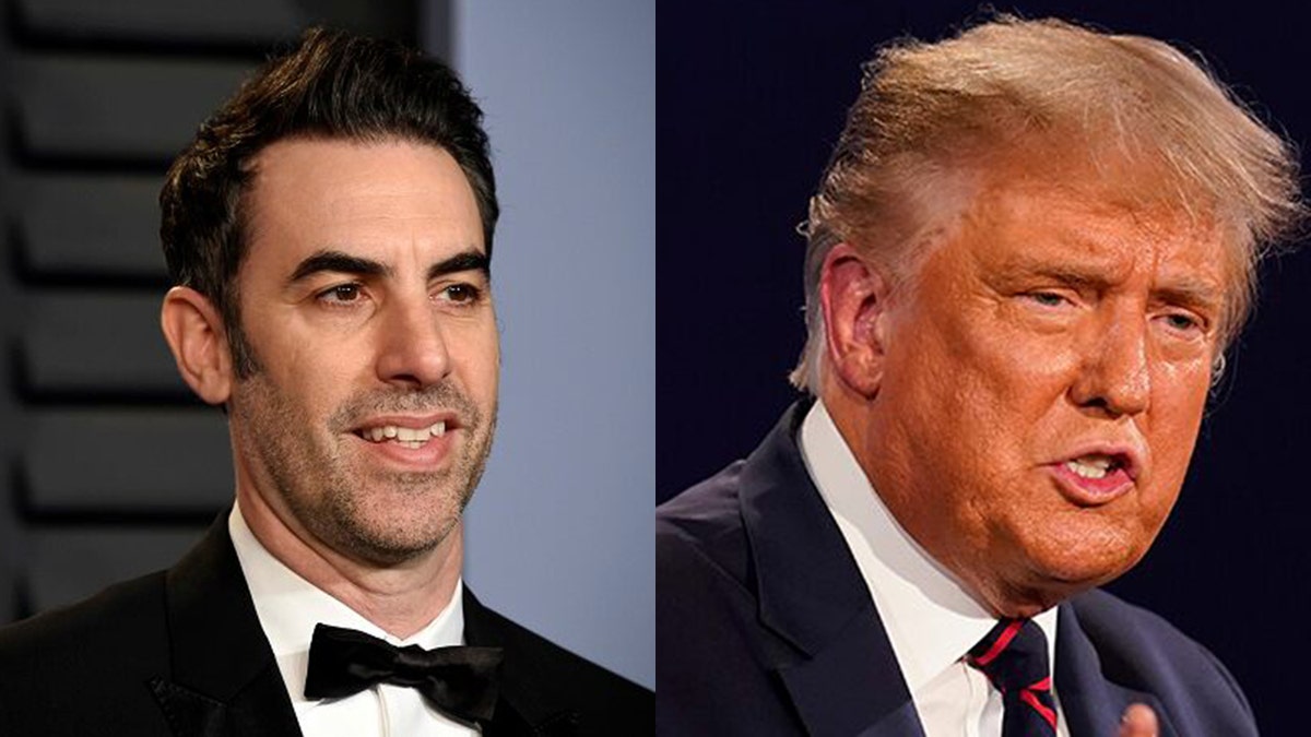Sacha Baron Cohen mocked Donald Trump in a video to promote the sequel to 'Borat.'