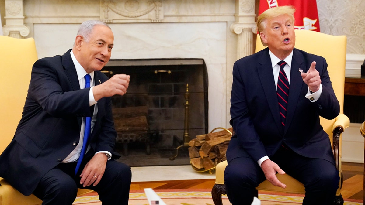 President Donald Trump and Benjamin Netanyahu