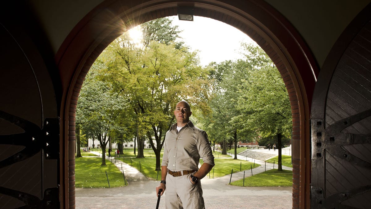 Rep. Brian Mast in Harvard Yard