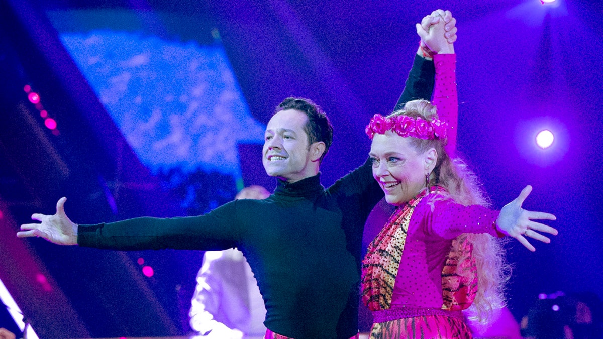 Carole Baskin and Pasha Pashkov perform on 'Dancing With the Stars.' (ABC/Eric McCandless)