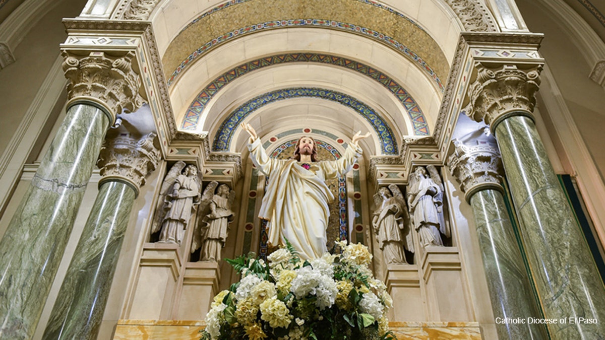 The suspect has been detained. (courtesy of the Catholic Diocese of El Paso)