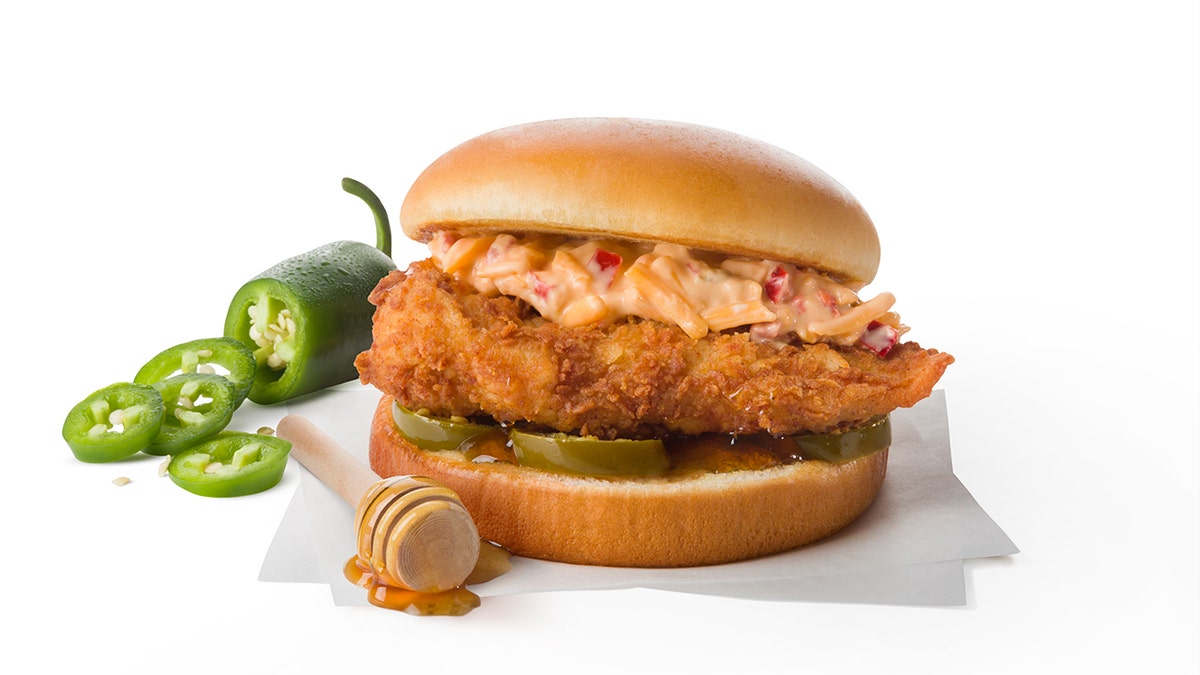 Chick-Fil-A is testing a Honey Pepper Pimento Chicken Sandwich for a limited time in North Carolina and South Carolina.
