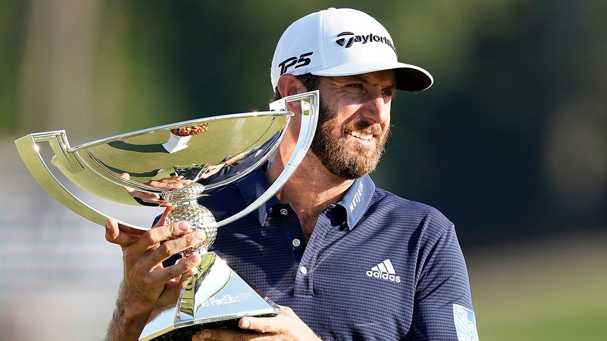 Dustin Johnson is a favorite to win the event this year. (AP Photo/John Bazemore)