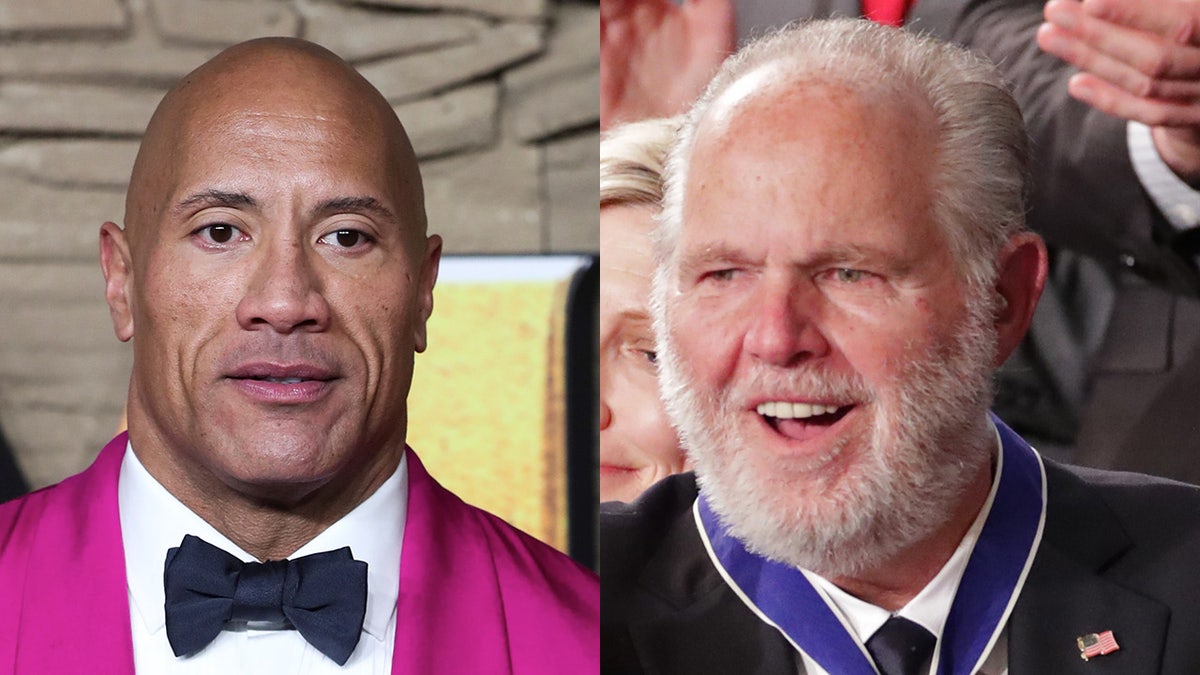 Rush Limbaugh slammed Dwayne “The Rock” Johnson, saying the actor “sold his soul to China” when he endorsed former Vice President Joe Biden over President Trump.