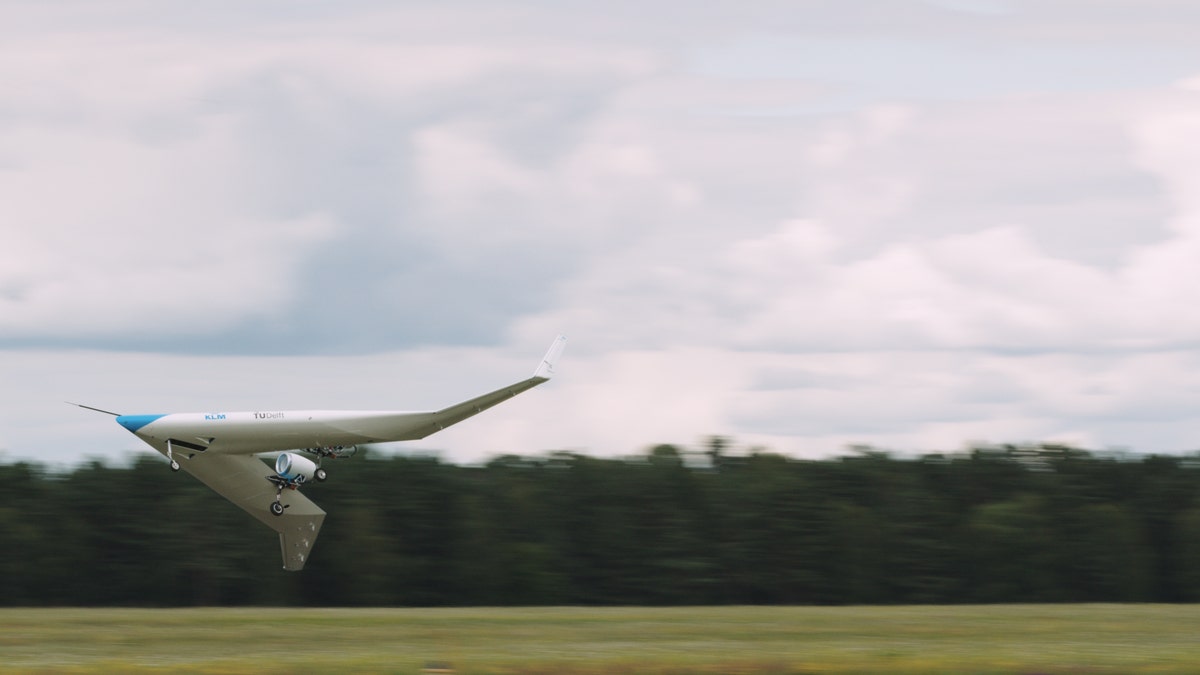 The flight test was conducted at an airbase in Germany.