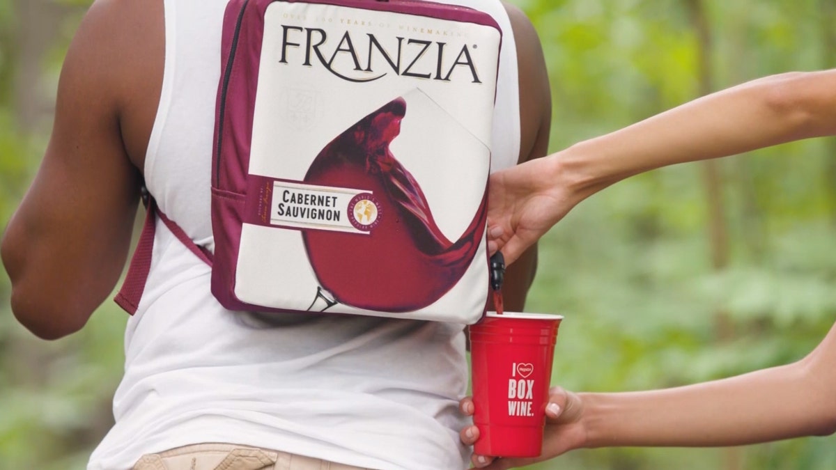 Franzia famous for its boxed wine launches online shop featuring swimsuits wine dispensing backpack Fox News