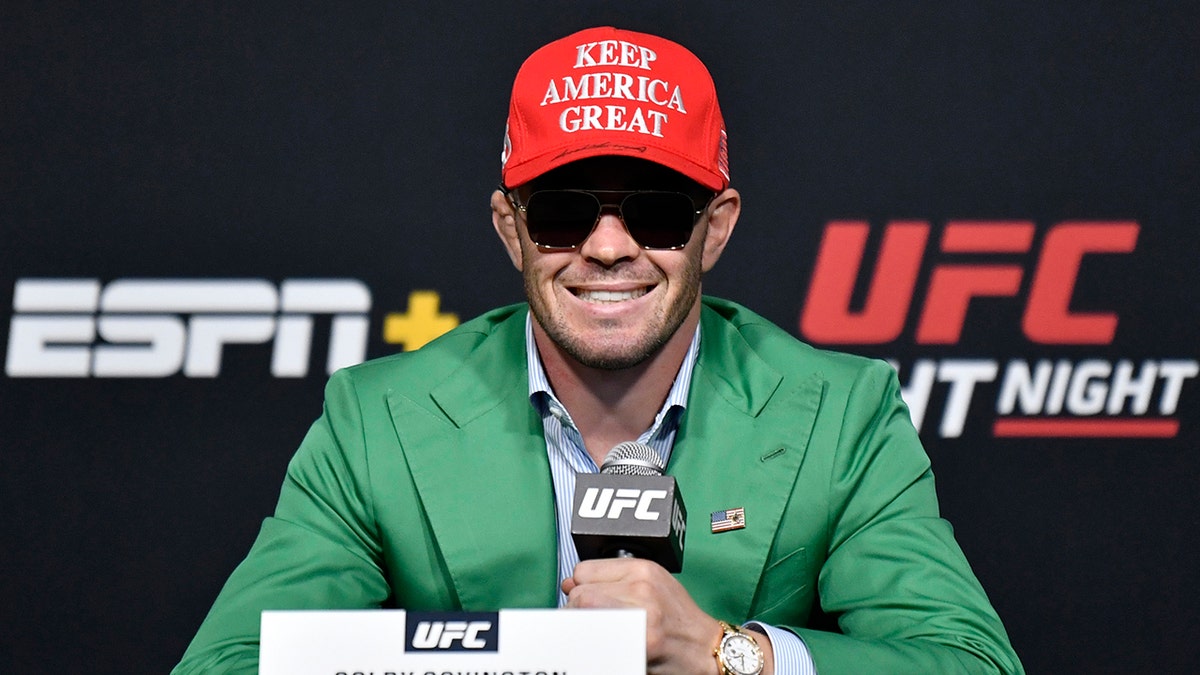 Colby Covington is an unabashed Trump supporter. (Photo by Jeff Bottari/Zuffa LLC)