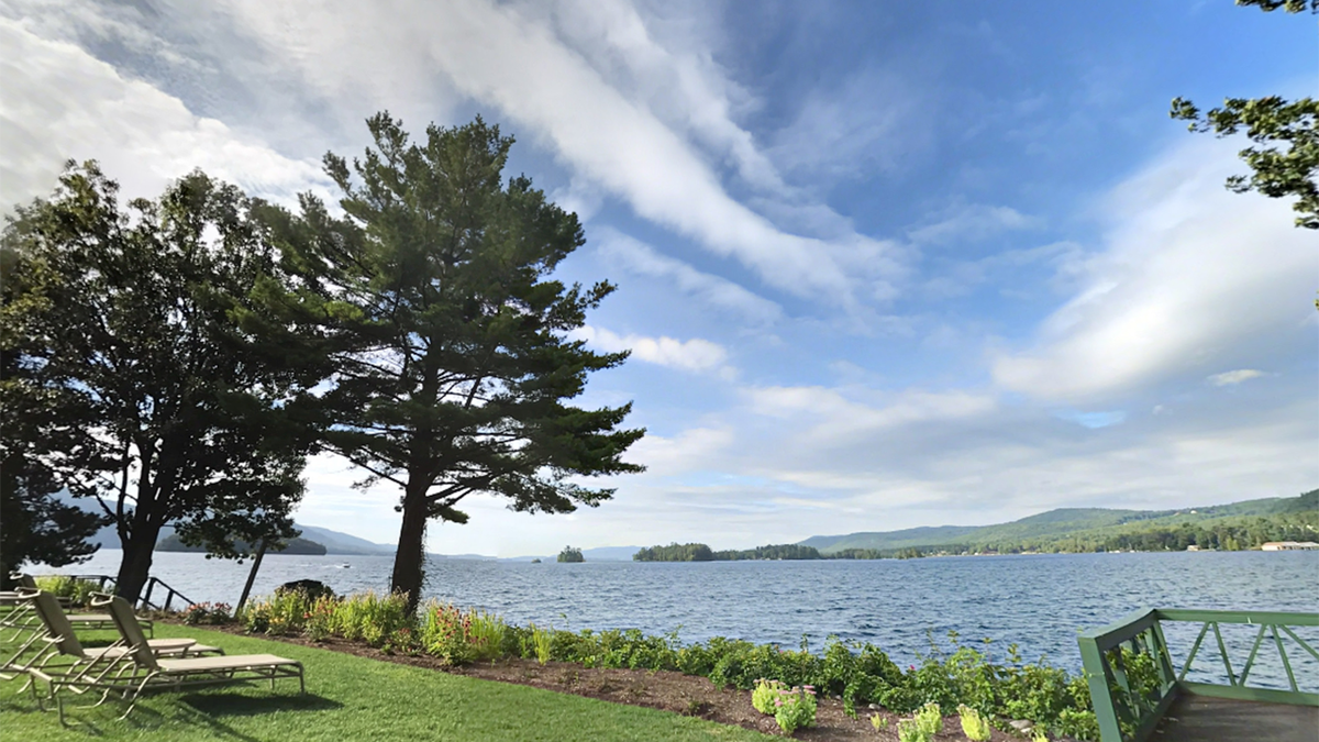 A man stranded in 30 feet of water at Lake George in Albany hanging on for dear life to his life jacket, his kayak and his new $1,400 smartphone – wound up getting rescued by men of the Lord: a floating tiki bar of priests. (Google Street view)