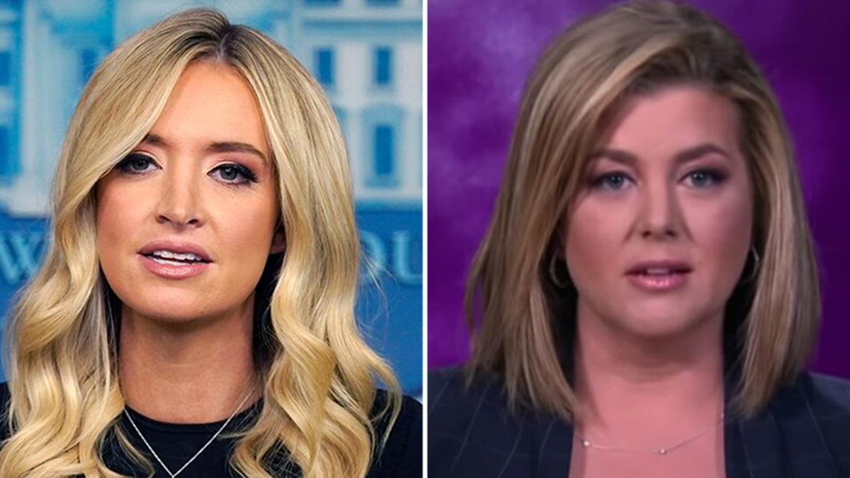Kayleigh McEnany, left, and CNN anchor Brianna Keilar