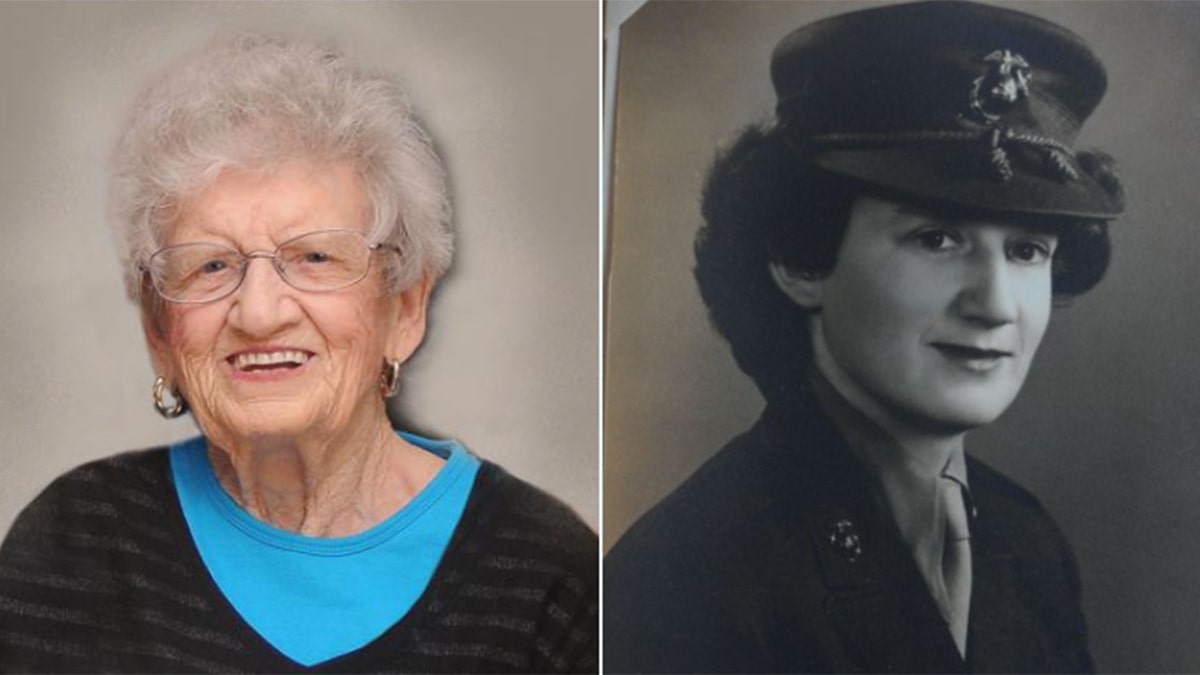 Sgt. Dot Cole joined the Marines in 1943. (Courtesy:?City of Kannapolis)