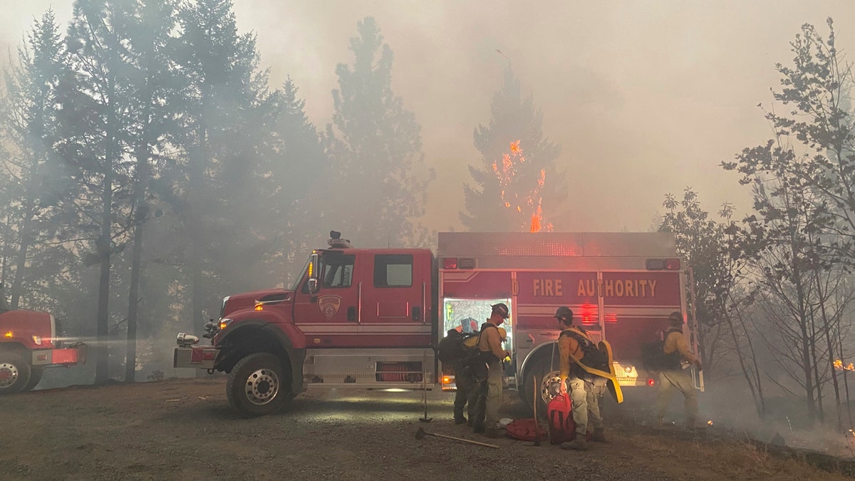 Utah wildfire firefighters