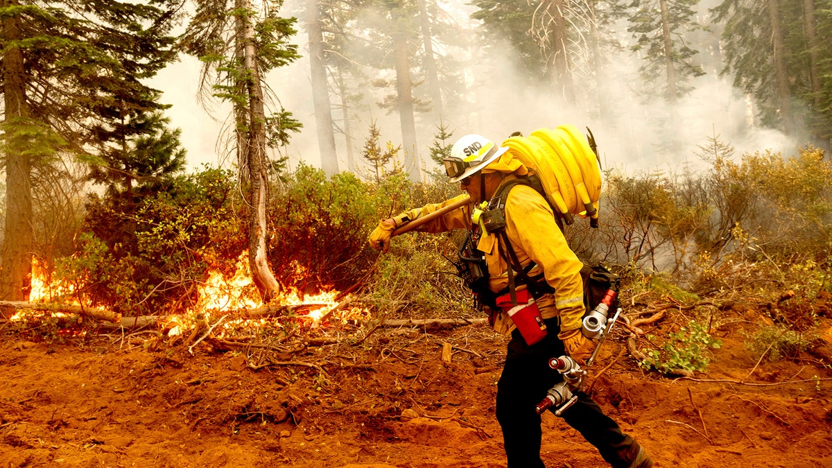 Firefighters trying to contain the massive wildfires in Oregon, California and Washington state are constantly on the verge of exhaustion as they try to save suburban houses, including some in their own neighborhoods.