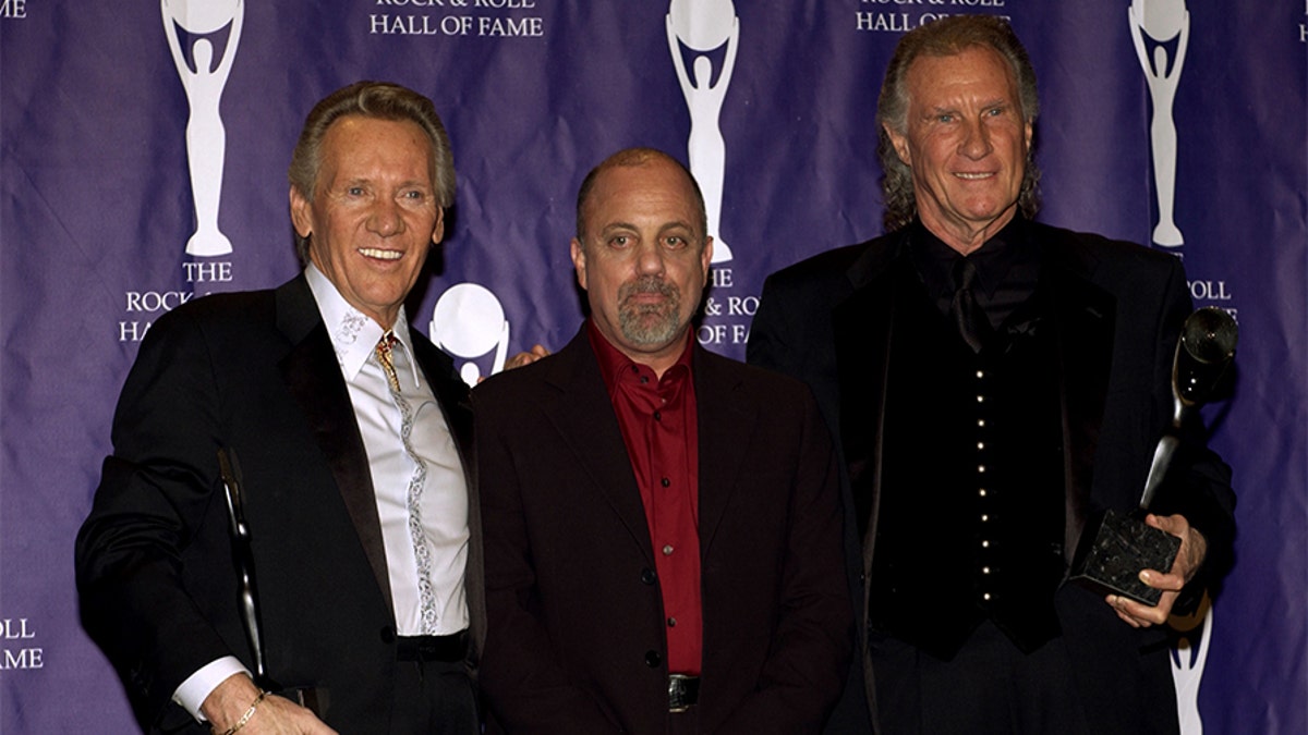 Bobby Hatfield and Bill Medley of The Righteous Brothers, with Billy Joel (center).