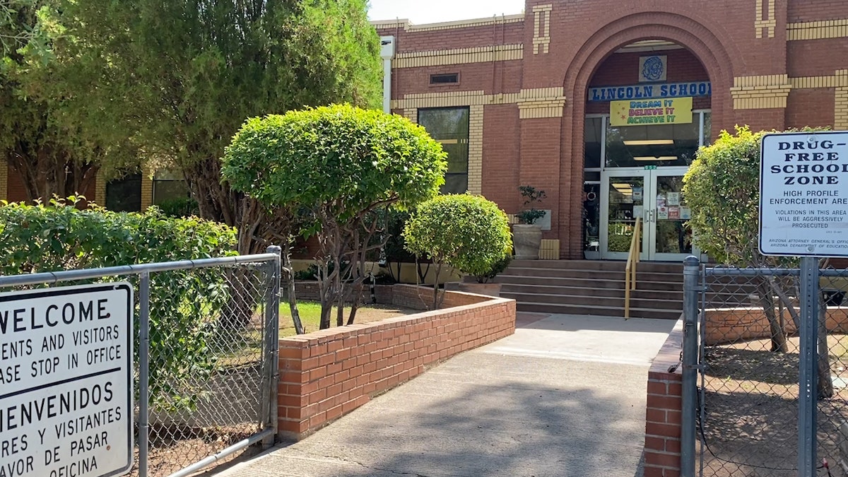 The Nogales Unified School District says 98% of their students are hispanic with 21% needing English as a second langauge classes. In addition to their English langauge classes they're also providing virtual tutoring and online access to translation programs so the students don't fall behind (Stephanie Bennett/Fox News).