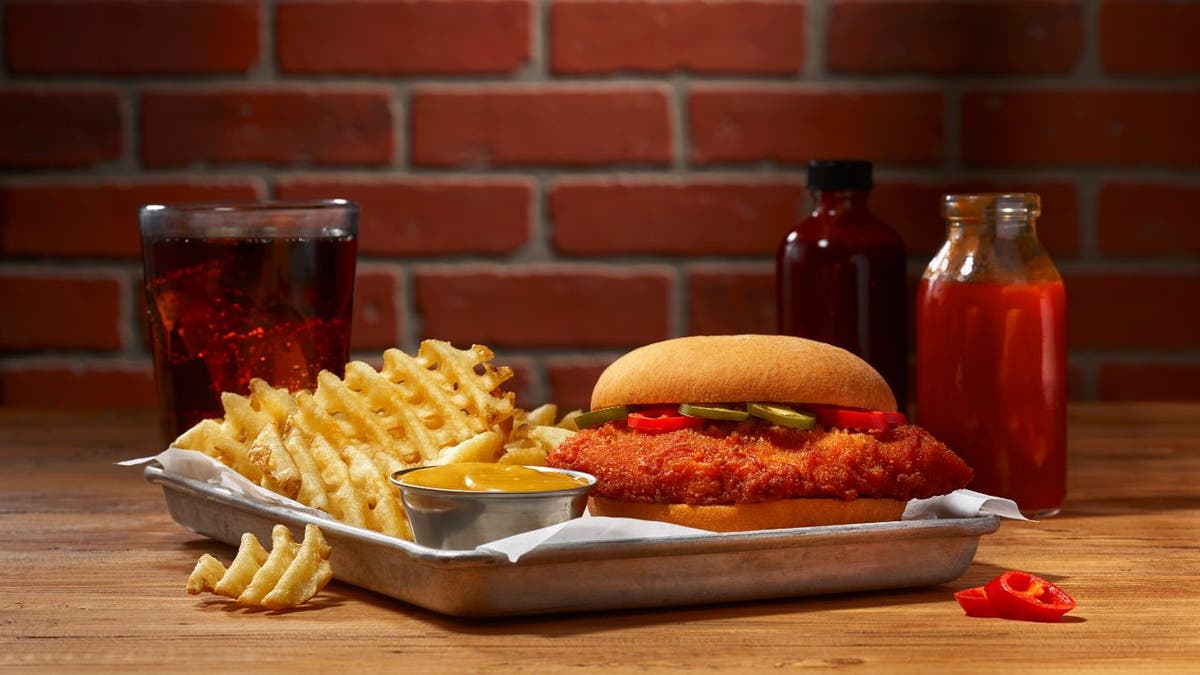 The spicy chicken sandwich includes a chicken breast fillet breaded with southern-style dill pickle-flavored batter and a kick of cayenne. (Sam's Club)