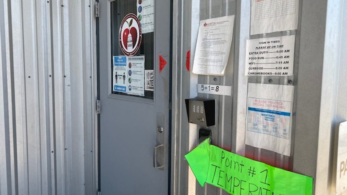 Austin ISD Transportation Department does temperature checks for bus drivers before anyone can start their shift.