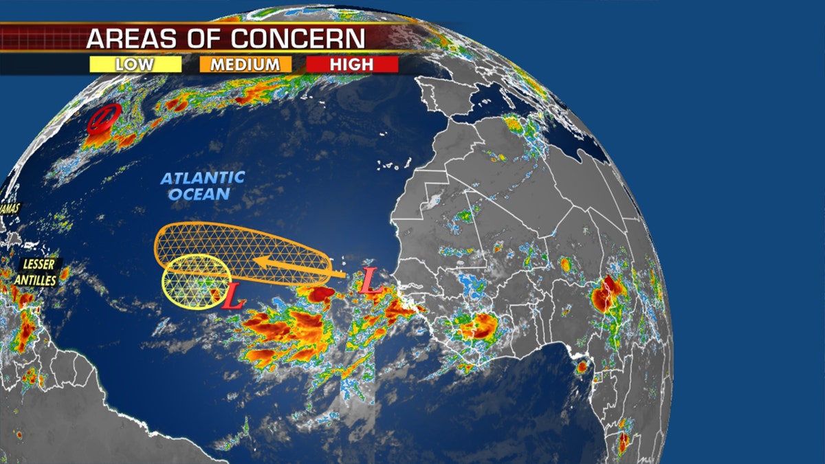 The next area being monitored for possible tropical development.