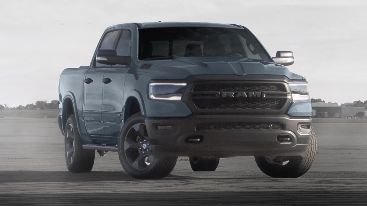 The Ram 1500 Built to Serve's Anvil paint is an aeronautically-inspired color option.