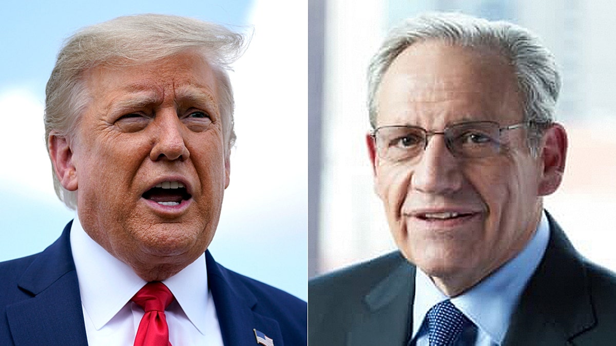 Donald Trump and Bob Woodward