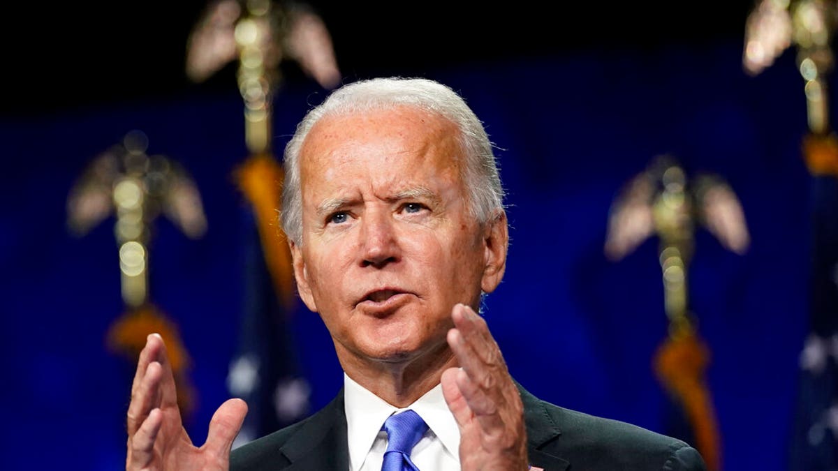 Democratic presidential candidate former Vice President Joe Biden