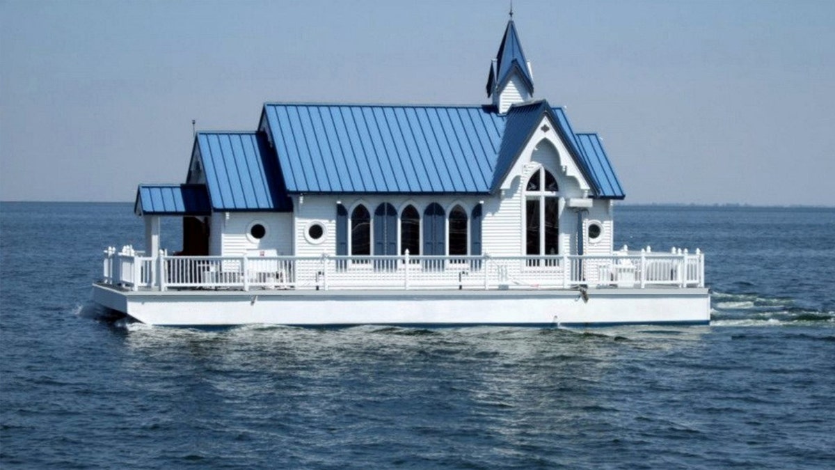 Chapel on the Bay is said to be one of just two floating chapels in the world